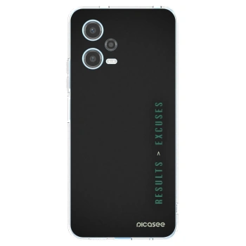 Picasee husă transparentă din silicon pentru Xiaomi Redmi Note 12 5G - Results x Excuses