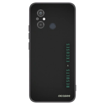 Picasee husă neagră din silicon pentru Xiaomi Redmi 12C - Results x Excuses