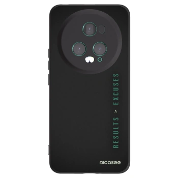 Picasee husă neagră din silicon pentru Honor Magic5 Pro - Results x Excuses