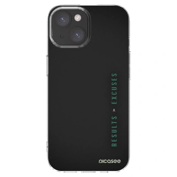 Picasee husă transparentă din silicon pentru Apple iPhone 15 - Results x Excuses