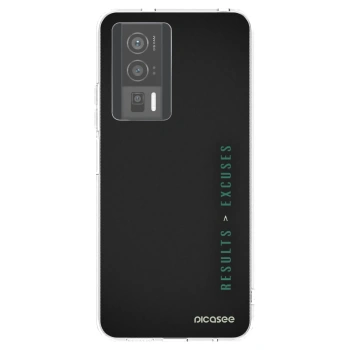 Picasee husă transparentă din silicon pentru Xiaomi Poco F5 Pro 5G - Results x Excuses