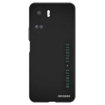 Picasee husă neagră din silicon pentru Honor 90 Lite 5G - Results x Excuses