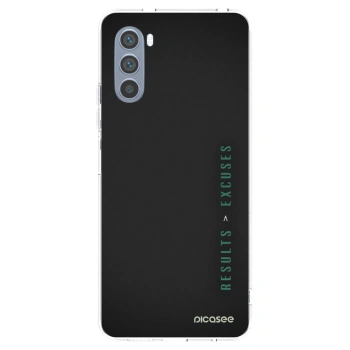 Picasee husă transparentă din silicon pentru Motorola Moto G62 - Results x Excuses