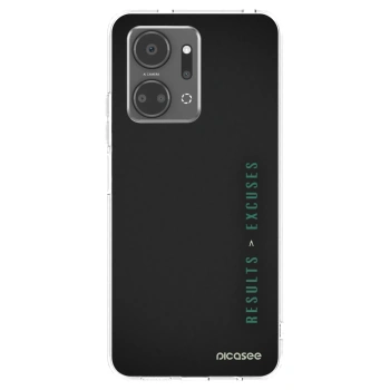 Picasee husă transparentă din silicon pentru Honor X7a - Results x Excuses