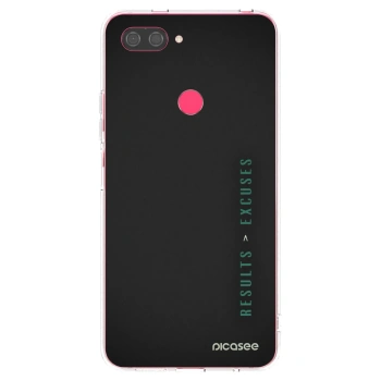 Picasee husă transparentă din silicon pentru Xiaomi Mi 8 Lite - Results x Excuses