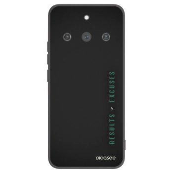 Picasee husă neagră din silicon pentru Realme 11 Pro+ - Results x Excuses