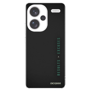 Picasee husă transparentă din silicon pentru Xiaomi Redmi Note 13 Pro+ 5G - Results x Excuses