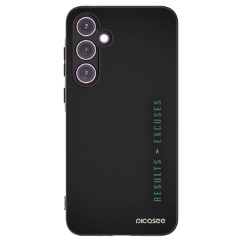 Picasee husă neagră din silicon pentru Samsung Galaxy A35 5G A356B - Results x Excuses