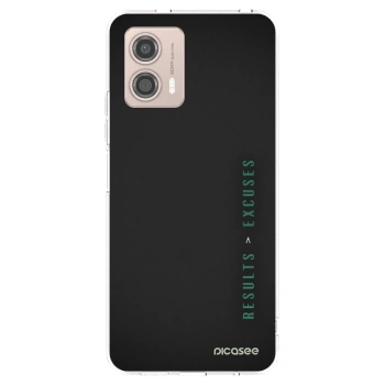 Picasee husă transparentă din silicon pentru Motorola Moto G53 5G - Results x Excuses