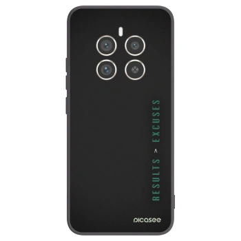 Picasee husă neagră din silicon pentru Realme 12 Pro 5G - Results x Excuses