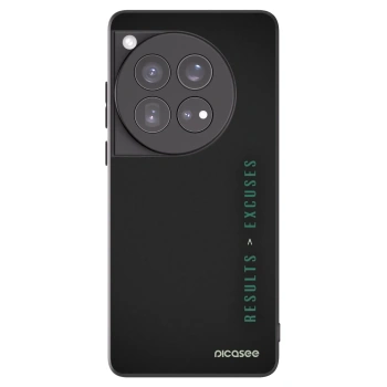 Picasee husă neagră din silicon pentru OnePlus 12 5G - Results x Excuses