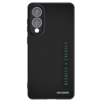 Picasee husă neagră din silicon pentru Samsung Galaxy S25 Edge 5G - Results x Excuses