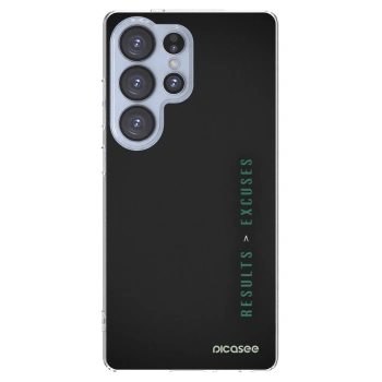 Picasee husă transparentă din silicon pentru Samsung Galaxy S25 Ultra 5G - Results x Excuses