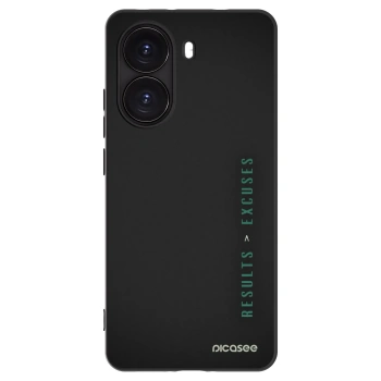 Picasee husă neagră din silicon pentru Xiaomi Poco X7 Pro 5G - Results x Excuses