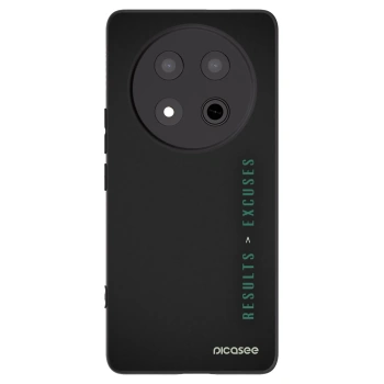 Picasee husă neagră din silicon pentru Honor Magic7 Lite 5G - Results x Excuses