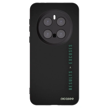Picasee husă neagră din silicon pentru Honor Magic7 Pro 5G - Results x Excuses