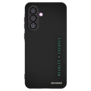Picasee husă neagră din silicon pentru Samsung Galaxy A56 5G A566B - Results x Excuses