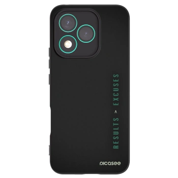 Picasee husă neagră din silicon pentru Honor 400 Lite 5G - Results x Excuses