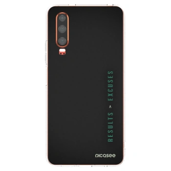 Picasee husă transparentă din silicon pentru Huawei P30 - Results x Excuses