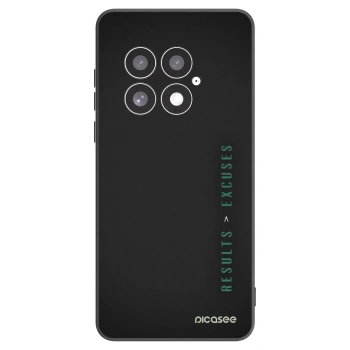 Picasee husă neagră din silicon pentru OnePlus 13 5G - Results x Excuses