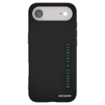 Picasee husă neagră din silicon pentru Apple iPhone Air - Results x Excuses