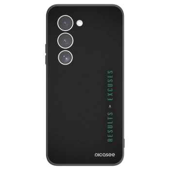 Picasee husă neagră din silicon pentru Xiaomi Redmi 15 5G - Results x Excuses