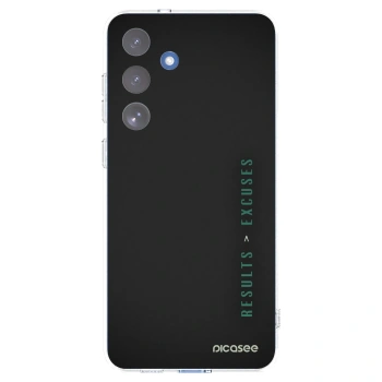Picasee husă transparentă din silicon pentru Samsung Galaxy S25 FE 5G - Results x Excuses
