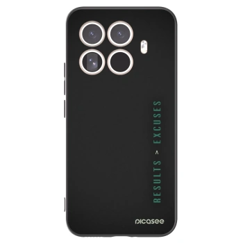 Picasee husă neagră din silicon pentru Xiaomi 15T Pro - Results x Excuses