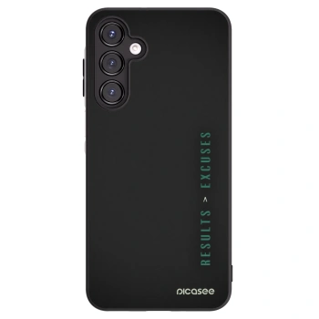 Picasee husă neagră din silicon pentru Samsung Galaxy A16 4G - Results x Excuses