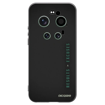 Picasee husă neagră din silicon pentru Xiaomi 17 Ultra - Results x Excuses