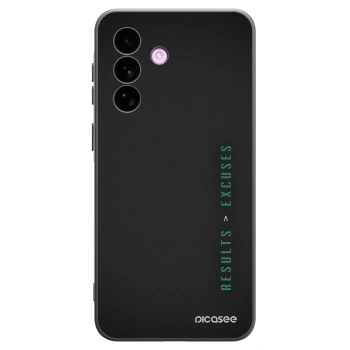 Picasee husă neagră din silicon pentru Samsung Galaxy A57 5G - Results x Excuses