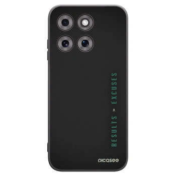Picasee husă neagră din silicon pentru Motorola Moto G77 - Results x Excuses