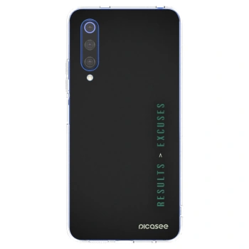 Picasee husă transparentă din silicon pentru Xiaomi Mi 9 SE - Results x Excuses