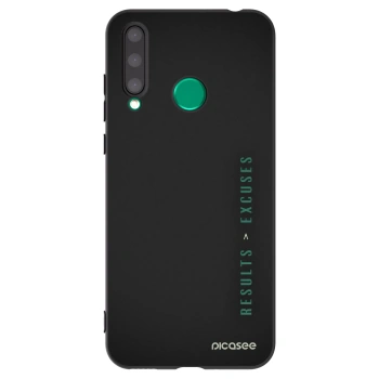 Picasee husă neagră din silicon pentru Honor 20 Lite - Results x Excuses