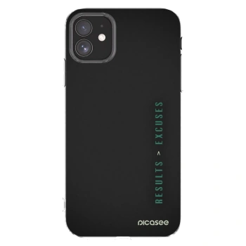 Picasee husă transparentă din silicon pentru Apple iPhone 11 - Results x Excuses