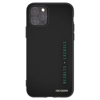 Picasee husă neagră din silicon pentru Apple iPhone 11 Pro - Results x Excuses