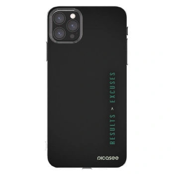 Picasee husă transparentă din silicon pentru Apple iPhone 11 Pro Max - Results x Excuses