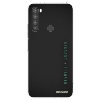 Picasee husă transparentă din silicon pentru Xiaomi Redmi Note 8 - Results x Excuses