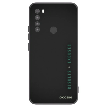 Picasee husă neagră din silicon pentru Xiaomi Redmi Note 8 - Results x Excuses