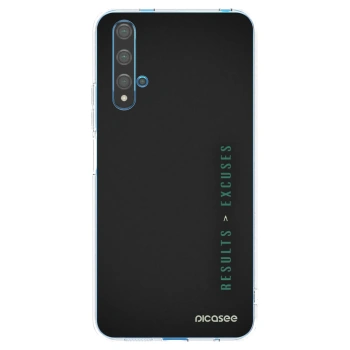 Picasee husă transparentă din silicon pentru Huawei Nova 5T - Results x Excuses