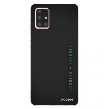 Picasee husă transparentă din silicon pentru Samsung Galaxy A71 A715F - Results x Excuses