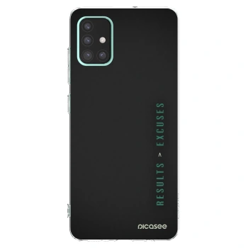 Picasee husă transparentă din silicon pentru Samsung Galaxy A51 A515F - Results x Excuses