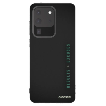 Picasee husă transparentă din silicon pentru Samsung Galaxy S20 Ultra 5G G988F - Results x Excuses