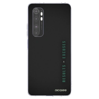 Picasee husă transparentă din silicon pentru Xiaomi Mi Note 10 Lite - Results x Excuses