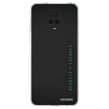 Picasee husă transparentă din silicon pentru Xiaomi Redmi Note 9S - Results x Excuses