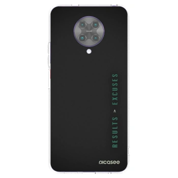Picasee husă transparentă din silicon pentru Xiaomi Poco F2 Pro - Results x Excuses