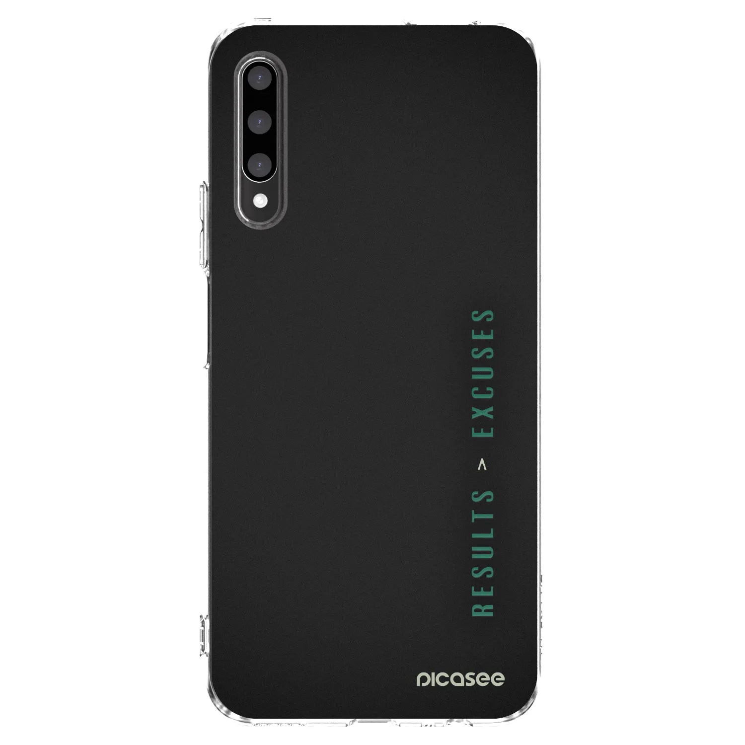 Picasee husă transparentă din silicon pentru Honor 9X Pro - Results x Excuses