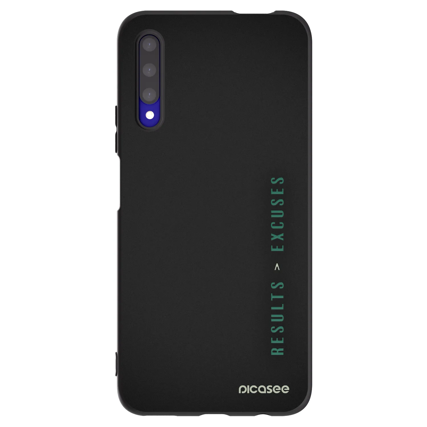 Picasee husă neagră din silicon pentru Honor 9X Pro - Results x Excuses