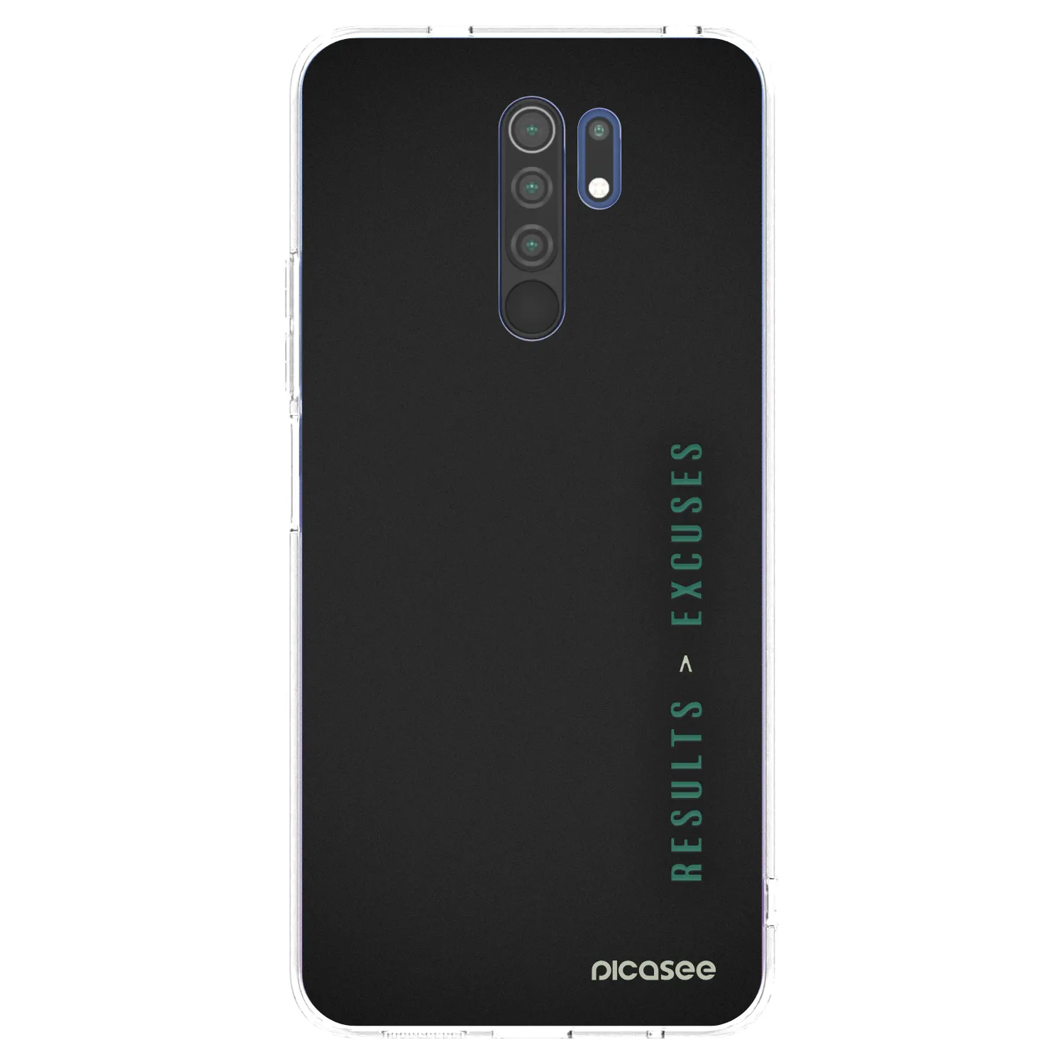 Picasee husă transparentă din silicon pentru Xiaomi Redmi 9 - Results x Excuses