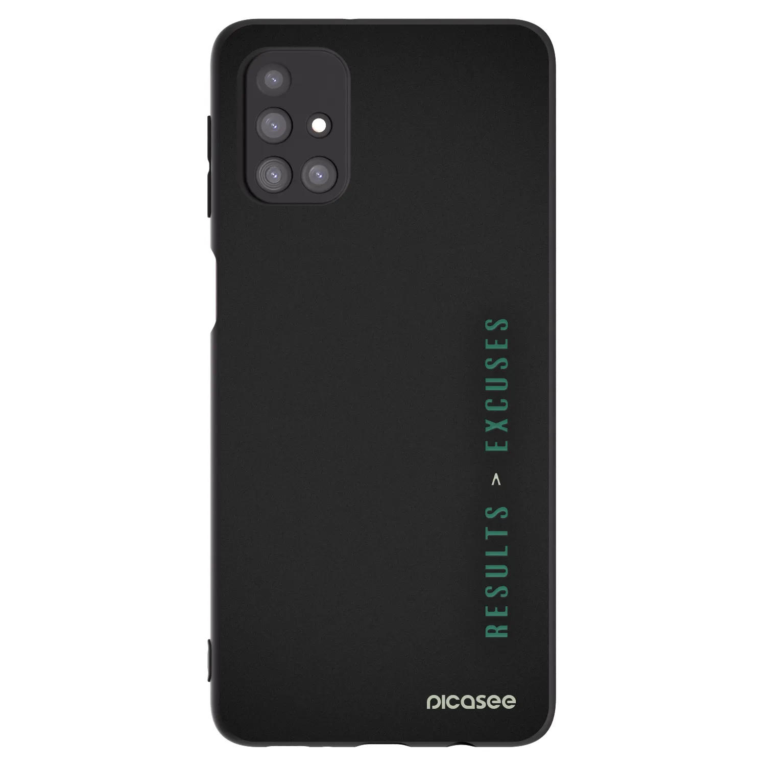 Picasee husă neagră din silicon pentru Samsung Galaxy M31s - Results x Excuses